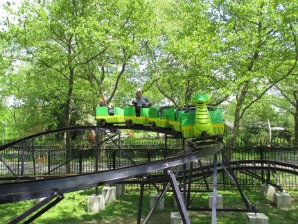 The tame snake roller coaster