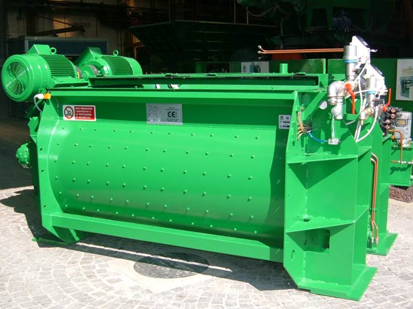 horizontal concrete mixer