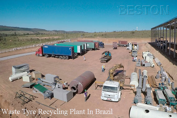 Waste Tire Recycling Plant