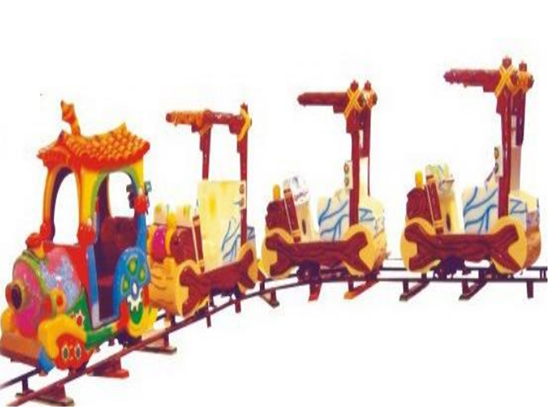 Track train rides for kids in mall