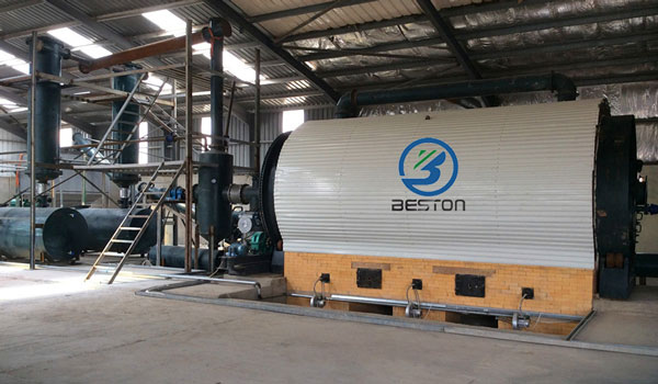 Beston Tire Recycling Pyrolysis Plant For Sale