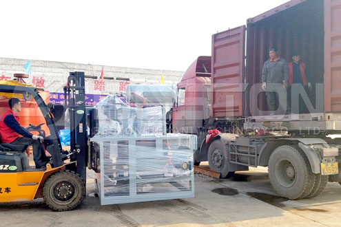 Shipment of Beston Egg Carton Making Machine