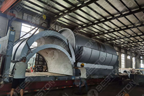 Coconut Shell Charcoal Making Machine Shipped to Spain